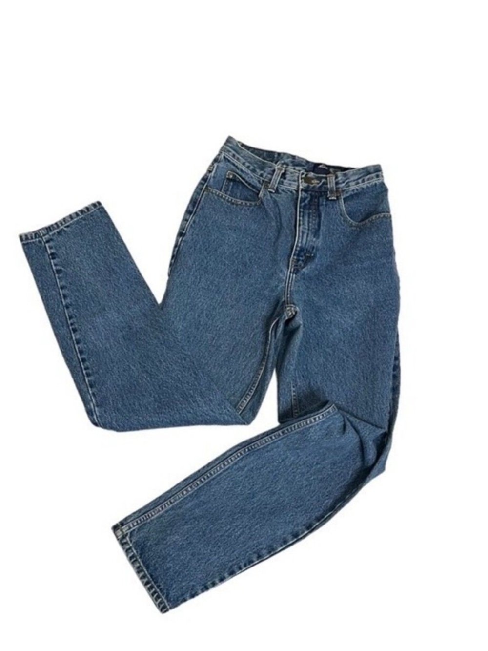 EDDIE BAUER Blue Denim Jeans Classic Fit High Rise Size 4 Mom Jeans